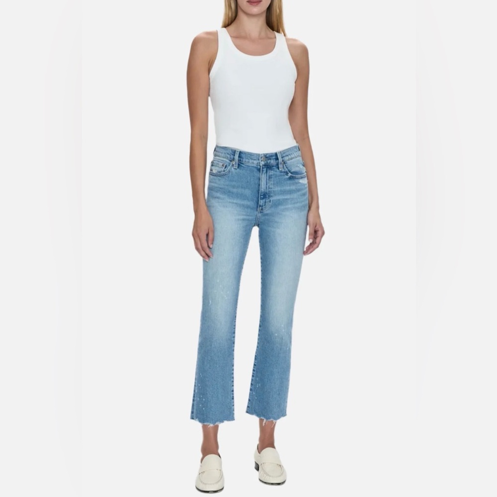 Pistola Lennon High Rise Crop Boot Jeans 26 - Picture 2 of 12